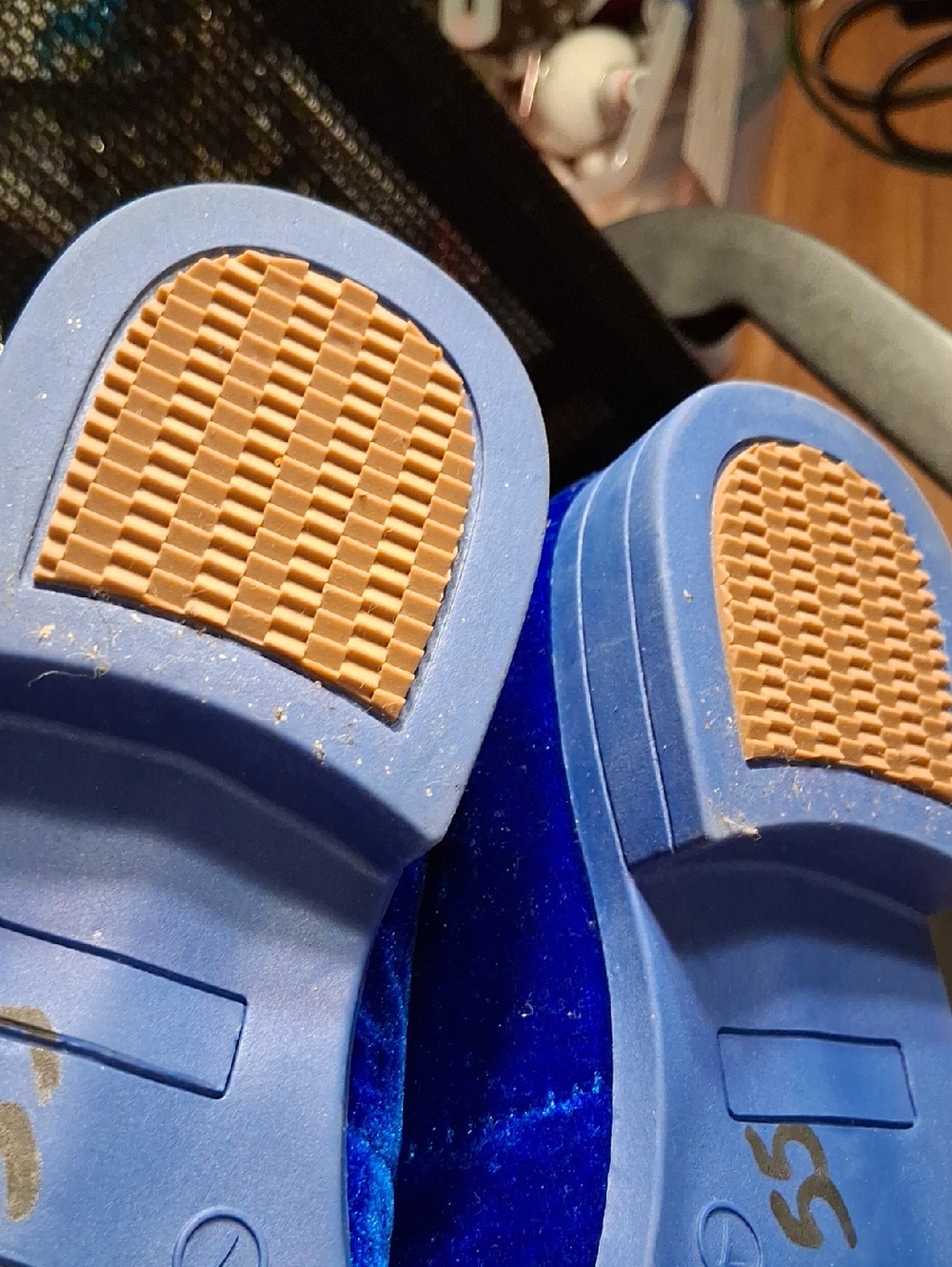 Mens Blue Uubaris Dress Shoes - Picture 9 of 9